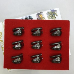 Ku Wu Gun color Ring 9-piece s...