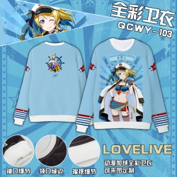 Anime Full Color Plush sweater...