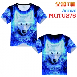 Animal Short sleeve Full Color...