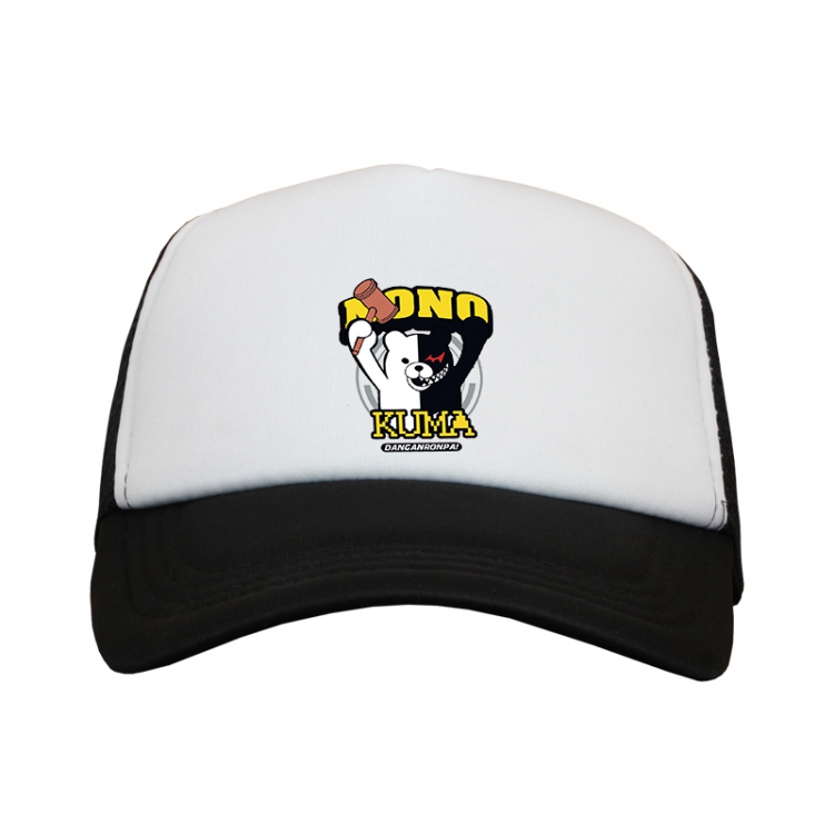 Kumamon Black and White Mesh material Sunhat