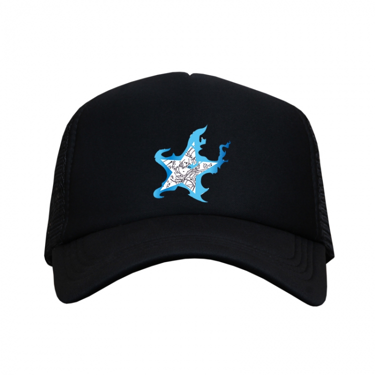 Black Rock Shooter Black Mesh material Sunhat