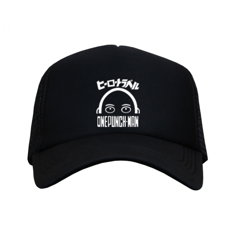 One Punch Man Black Mesh material Sunhat