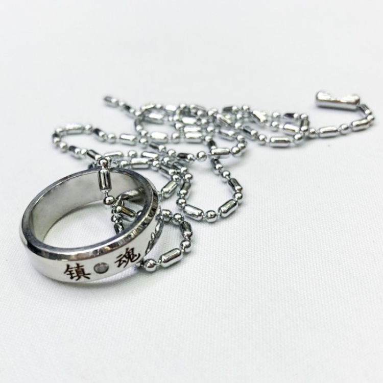 Town spirit Stainless steel Ring Necklace
