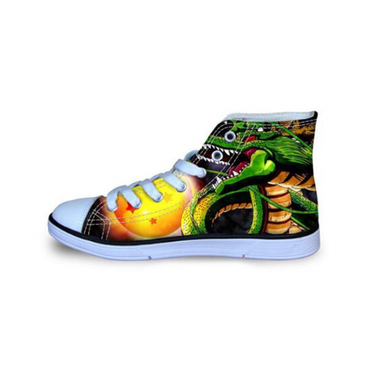 DRAGON BALL Son Goku Lace Printing Flat Canvas shoes Men and Women Style 1 35-45 yards Book one week in advance