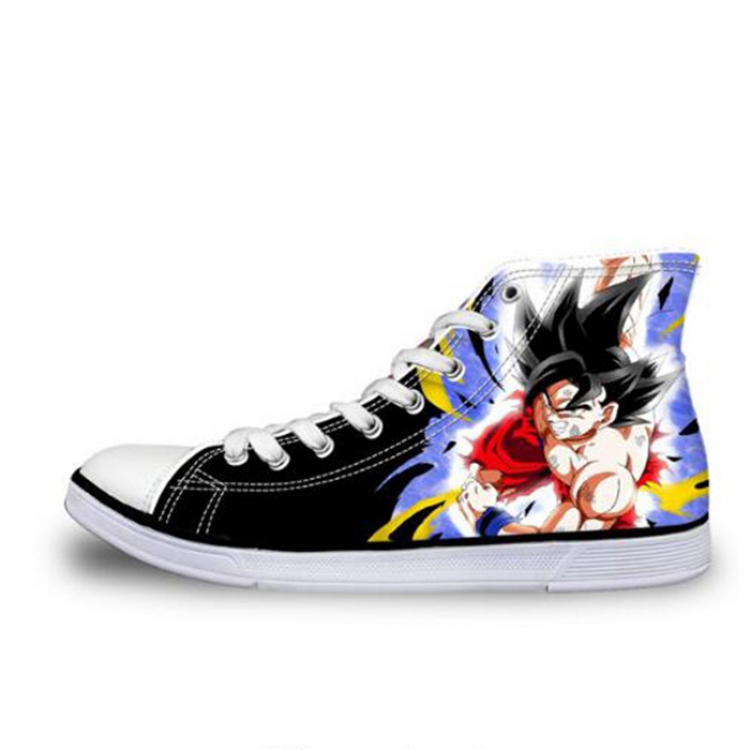 DRAGON BALL Son Goku Lace Printing Flat Canvas shoes Men and Women Style 13 35-45 yards Book one week in advance