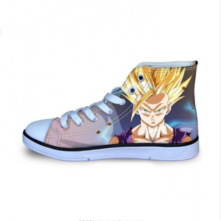 DRAGON BALL Son Goku Lace Printing Flat Canvas shoes Men and Women Style 6 35-45 yards  preorder 7days