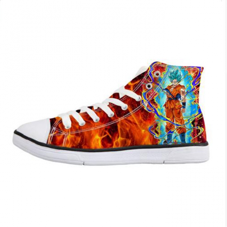 DRAGON BALL Son Goku Lace Printing Flat Canvas shoes Men and Women Style 20 35-45 yards Book one week in advance