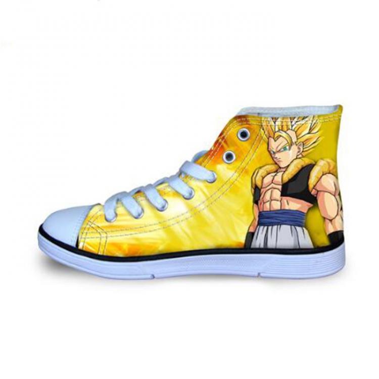 DRAGON BALL Son Goku Lace Printing Flat Canvas shoes Men and Women Style 8 35-45 yards  preorder 7days
