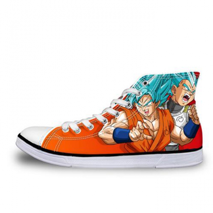 DRAGON BALL Son Goku Lace Printing Flat Canvas shoes Men and Women Style 9 35-45 yards preorder 7days