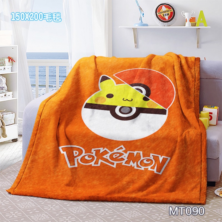 Pokemon Anime Oversized Mink cashmere blankets 150x200cm MT090