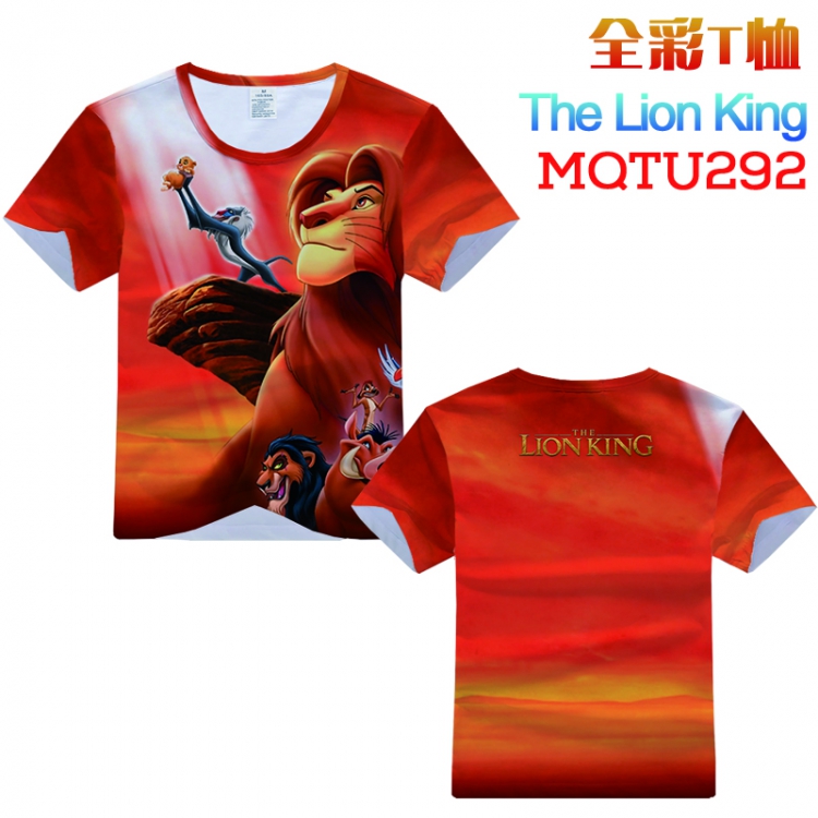 The Lion King Modal Full Color Short Sleeve T-Shirt M L XL XXL XXXL MQTU292