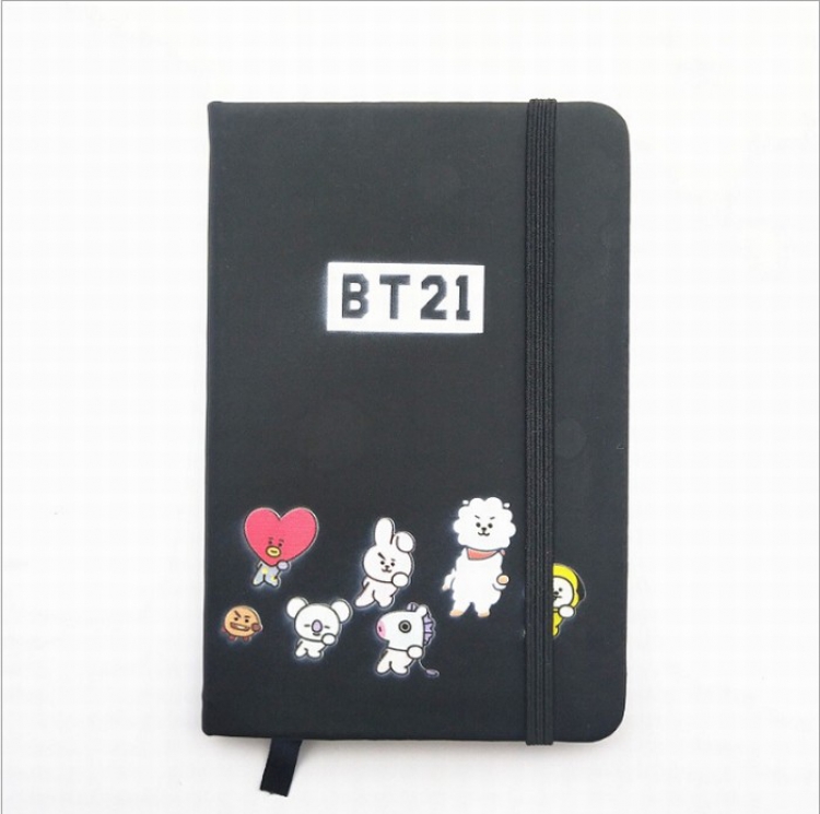 BTS BT21 Cortex notebook Style B 9x14cm 105g price for 5 pcs