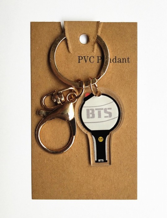 BTS Bomb light Transparent acrylic keychain pendant 3-4cm 13g price for 10 pcs