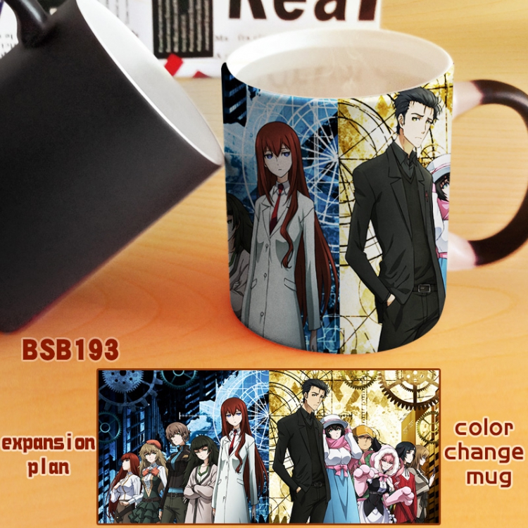 Steins Anime Black Full color change cup kettle BSB193