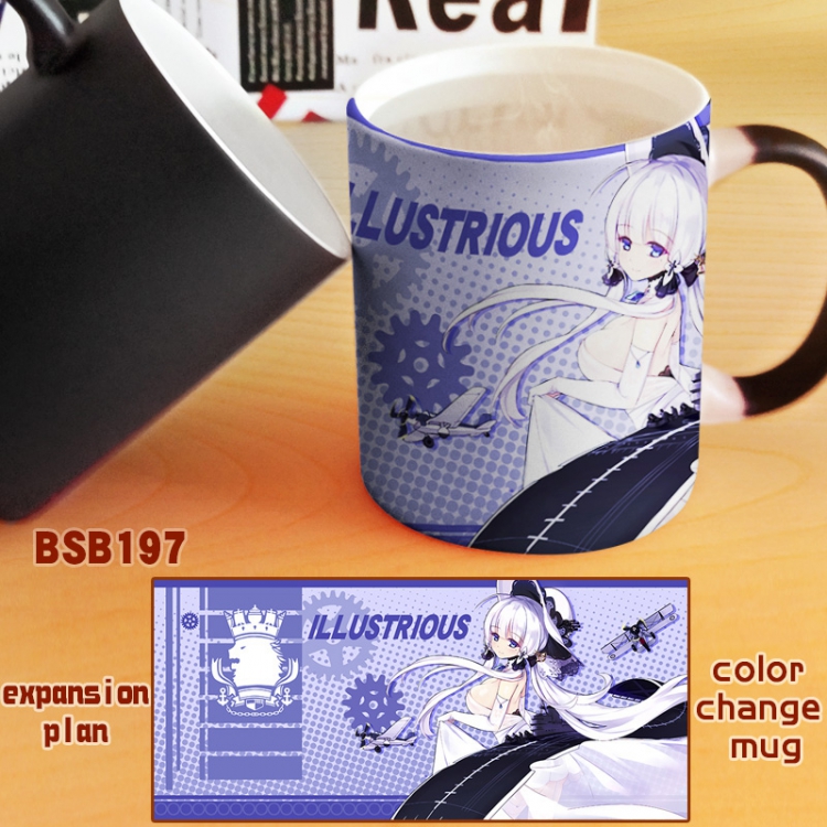 Azur Lane Game Black Full color change cup kettle BSB197