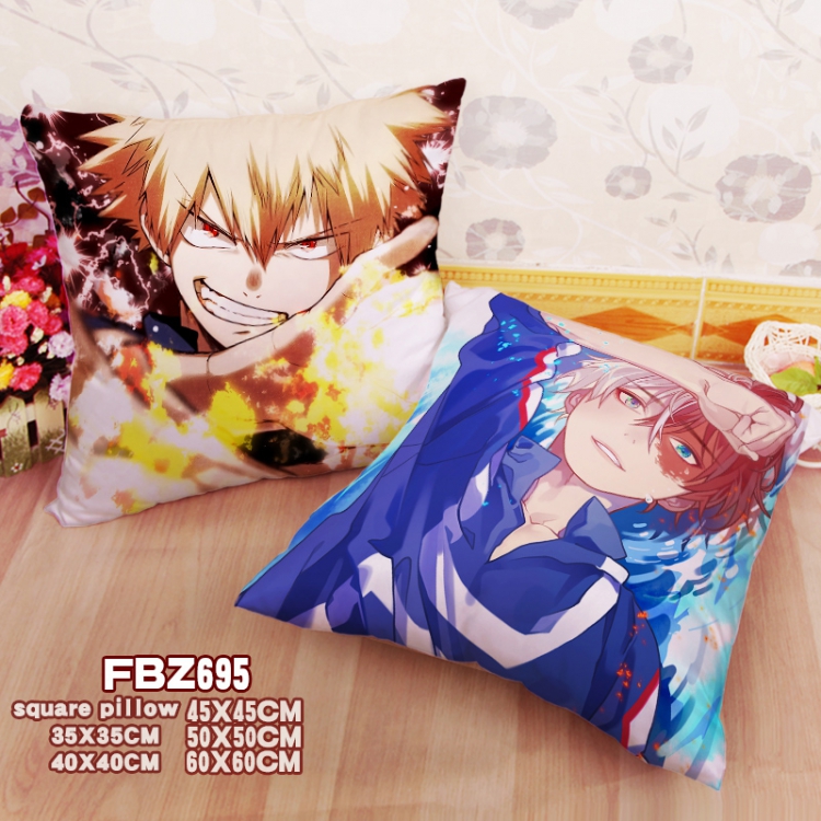 My Hero Academia Anime square universal double-sided full color pillow cushion 45X45CM FBZ695