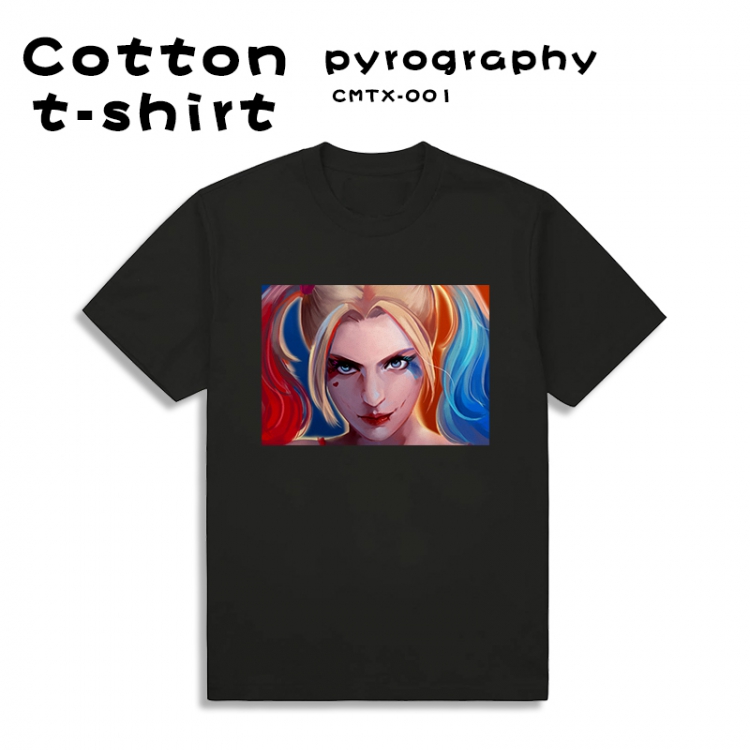 Suicide Squad Black cotton color printed T-shirt Short sleeve XS S M L XL XXL XXXL CMTX-001