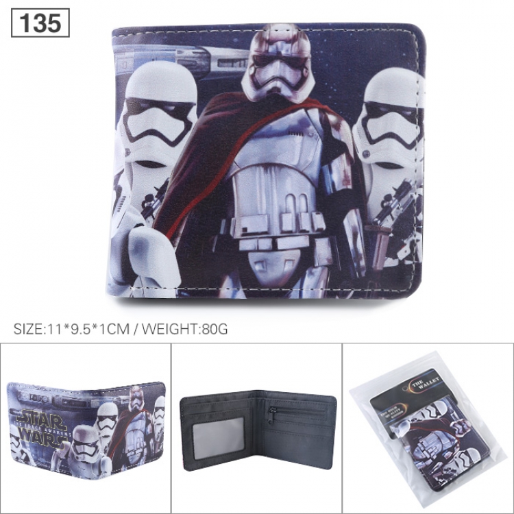 Star Wars Full color printed short Wallet Purse 11X9.5X1CM 80G 135