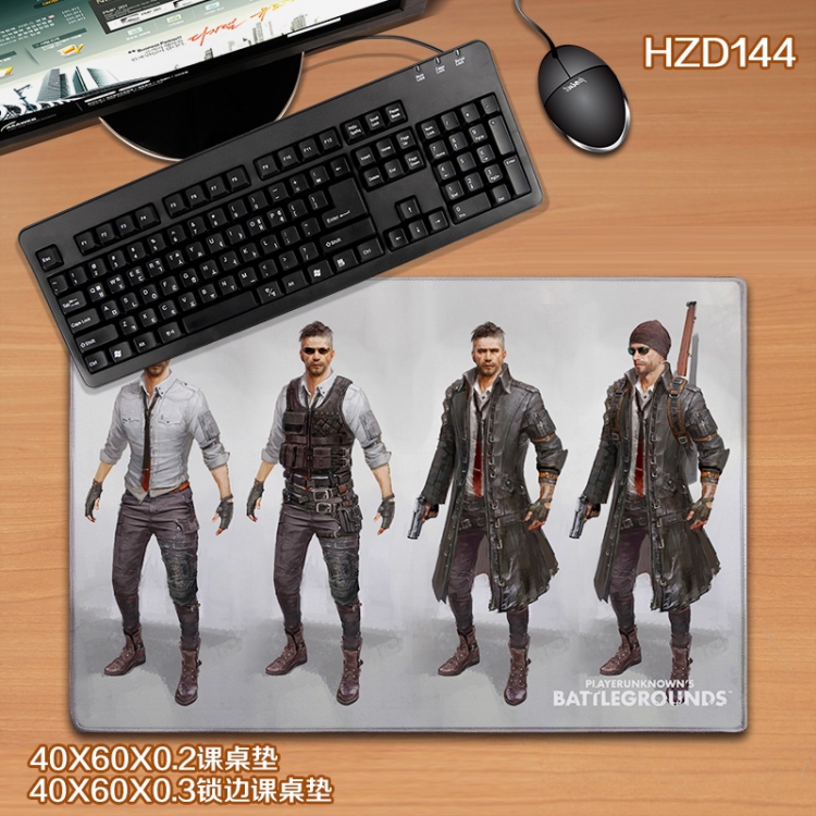 Playerunknowns Batt Locking rubber Desk mat Mouse pad 40X60X0.3CM HZD144