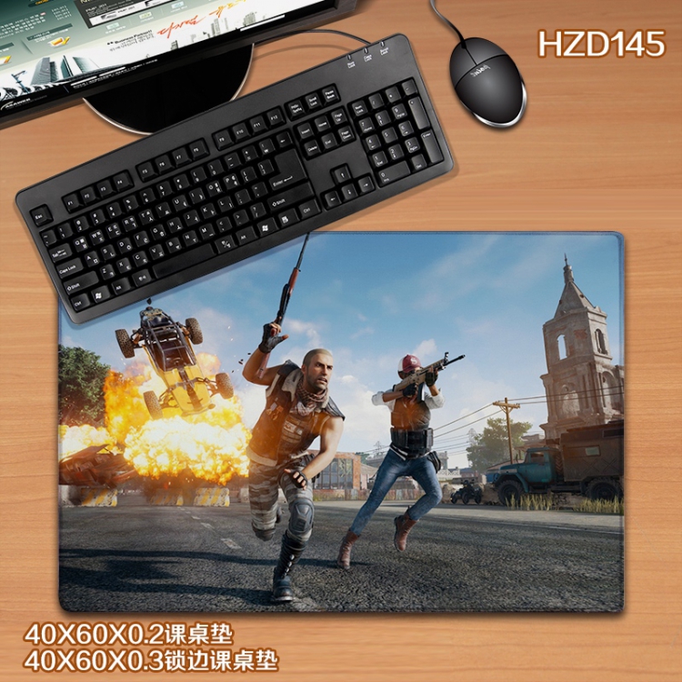 Playerunknowns Batt Locking rubber Desk mat Mouse pad 40X60X0.3CM HZD145