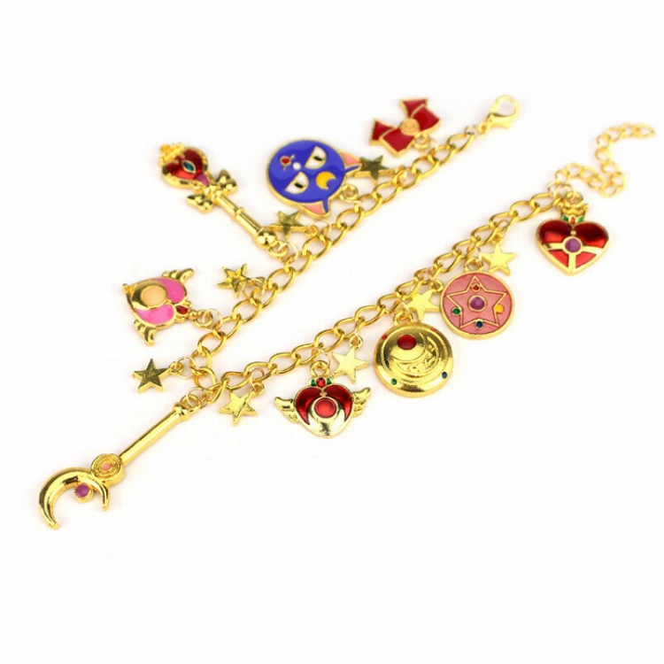 Sailormoon ailor Moon Guardian star bracelet Creative Pendant Bracelet 30G Price for 5pcs
