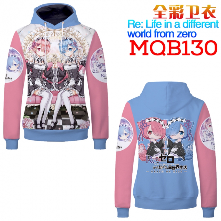 Re:Zero kara Hajimeru Isekai Seikatsu Patch pocket Long sleeve coat Headgear Hip hop sweatshirt M L XL XXL XXXL MQB130