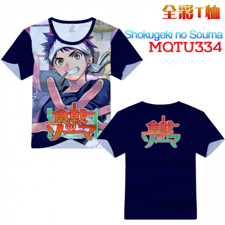 Shokugeki no Soma Full Color printing Short sleeve T-shirt S M L XL XXL XXXL MQTU334