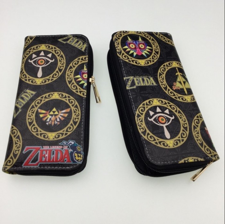 The Legend of Zelda Full Color Printing Long section Zipper Wallet Purse