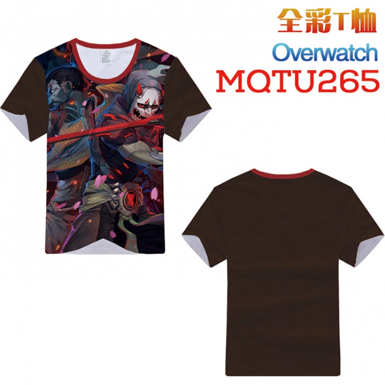 Overwatch Angels of Deayh Full Color Printing Short sleeve T-shirt S M L XL XXL XXXL MQTU265