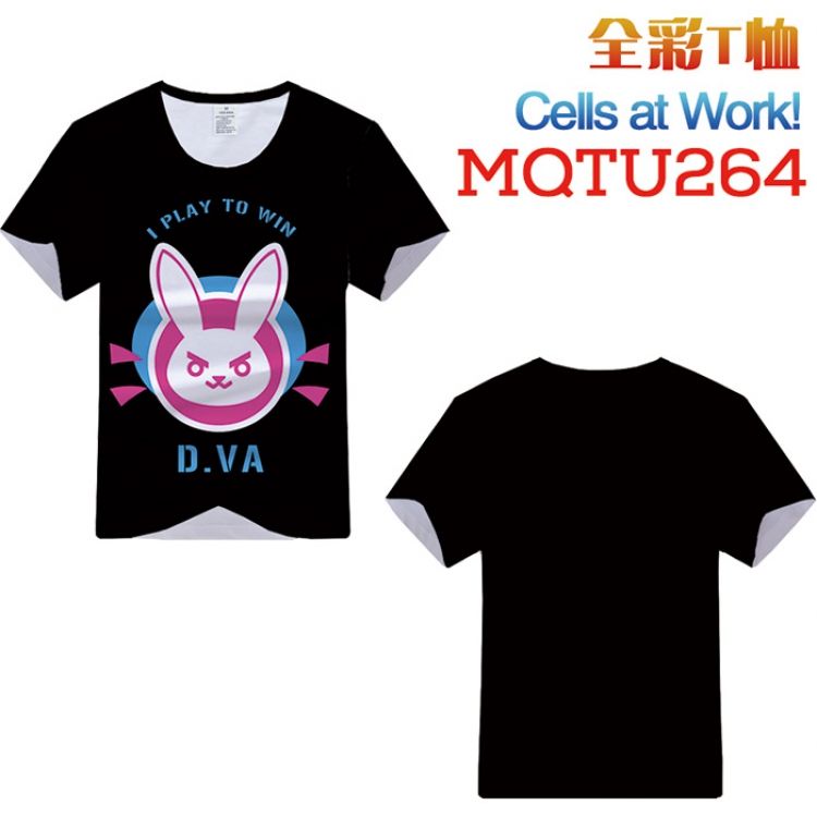 Working cell Full Color Printing Short sleeve T-shirt S M L XL XXL XXXL MQTU264