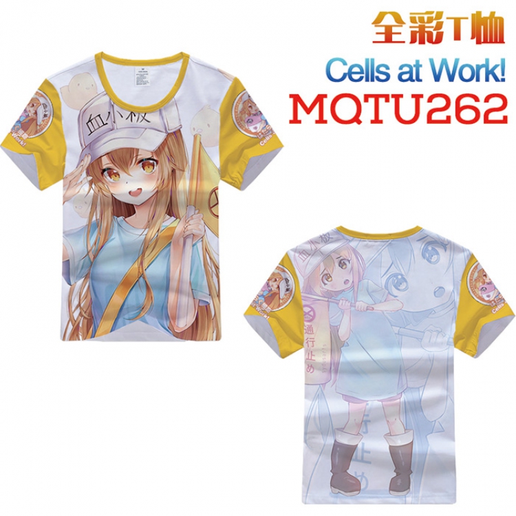Working cell Full Color Printing Short sleeve T-shirt S M L XL XXL XXXL MQTU262