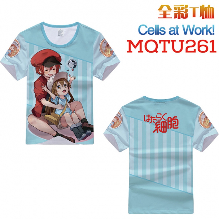 Working cell Full Color Printing Short sleeve T-shirt S M L XL XXL XXXL MQTU261