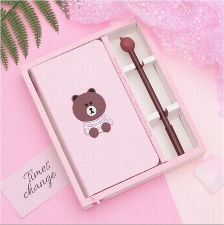 Rilakkuma Boxed Notebook plus pen 10X18CM price for 3 pcs