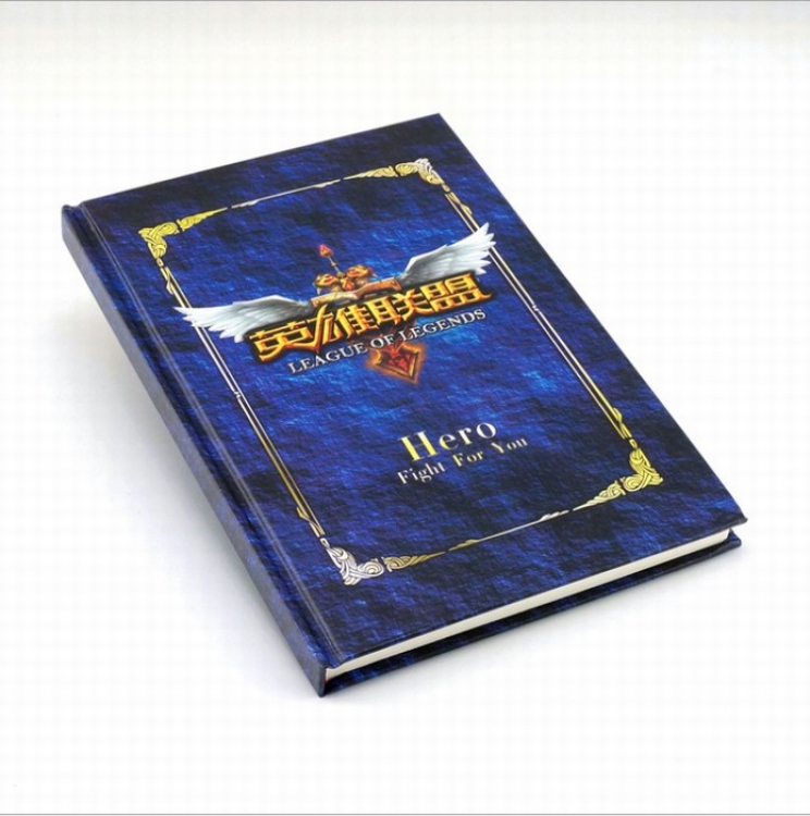 League of Legends Lock line binding Hardcover Hard skin Notebook 207X144X15MM price for 3 pcs