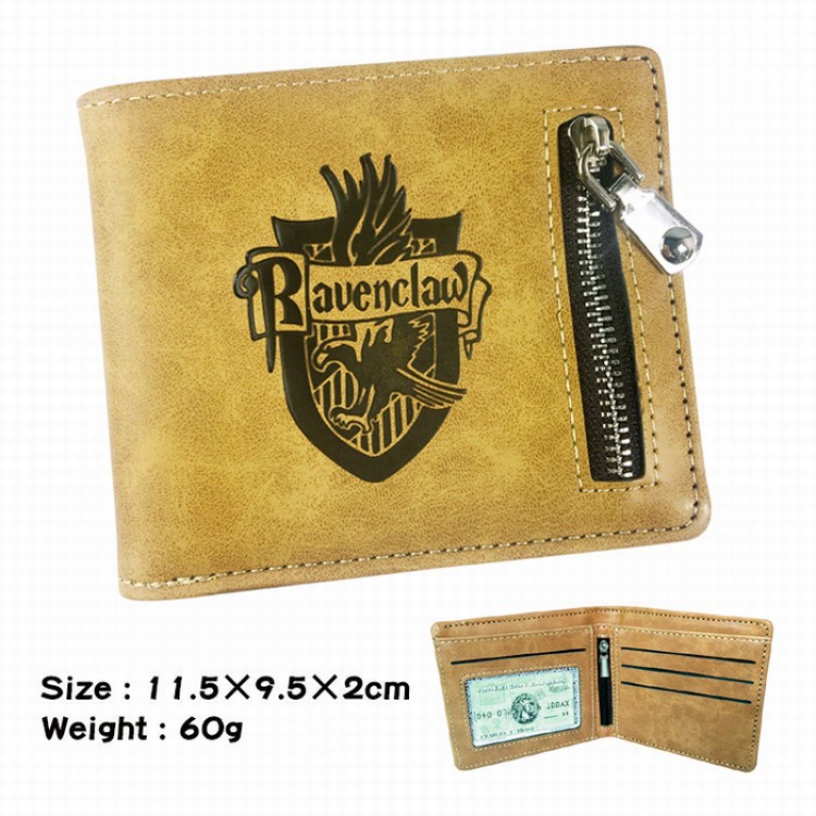 Harry Potter Fold Zipper Short paragraph Wallet Purse 11.5X9.5X2CM 60G C style