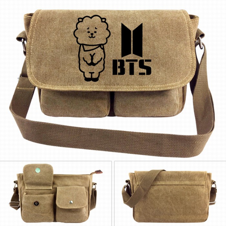 BTS BT21 Lamb Canvas Shoulder Satchel Bag Handbag