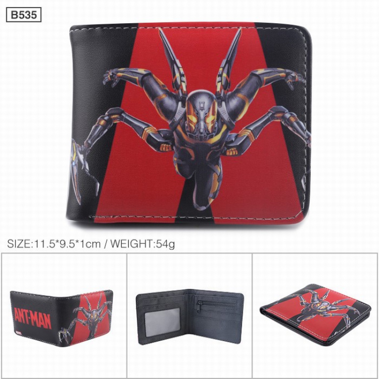 Ant-Man Twill Fold Short paragraph Wallet Purse style C