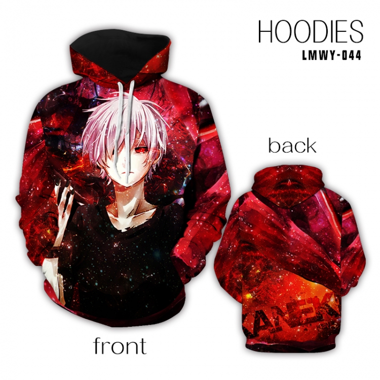 Tokyo Ghoul Full color health cloth hooded pullover sweater S M L XL XXL XXXL preorder 2days LMWY044