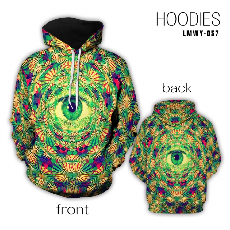 Cartoon Full color health cloth hooded pullover sweater S M L XL XXL XXXL preorder 2days LMWY057