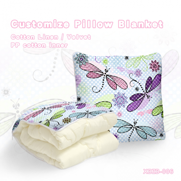 Petal（40X40CM) Dual-use folding plush pillow (120X140CM) XBZB-006