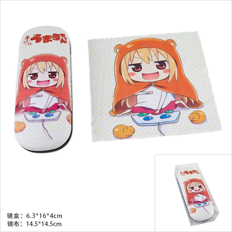 Himouto! Umaru-chan Color printing Glasses Wipe And Glasses case