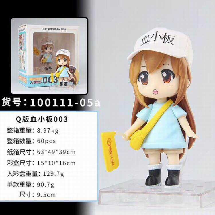 Working cell 003 Q version Platelet Change hands Boxed Figure Decoration 9.5CM a box of 60