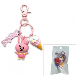 BTS Trendy wild keychain bag p...