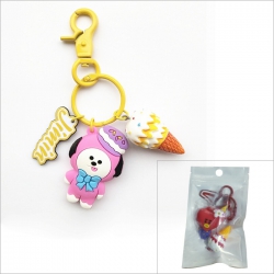 BTS Trendy wild keychain bag p...