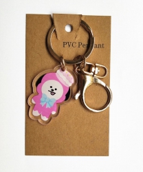 BTS Dog Transparent acrylic ke...