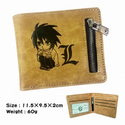 Death note Fold Zipper Short p...