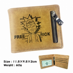 Rick and Morty Fold Zipper Sho...