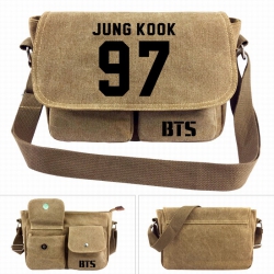 BTS JUNG KOOK Canvas Shoulder ...