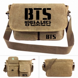 BTS Canvas Shoulder Satchel Ba...