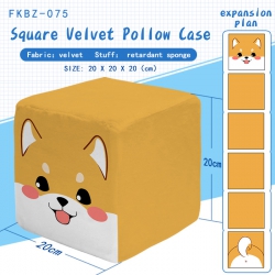 Cartoon Anime plush square pil...